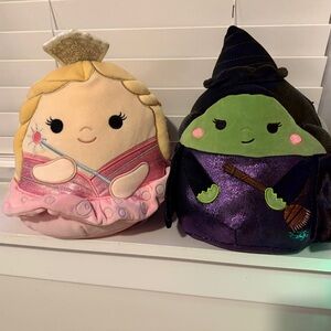 Squishmallows x Wicked Glinda and Elphaba Plushie Set